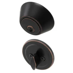Honeywell Single Cylinder Deadbolt, Oil Rubbed Bronze, 8111409