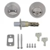 Honeywell Single Cylinder Deadbolt, Satin Nickel, 8111309