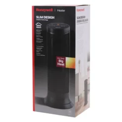 Honeywell Slim Ceramic Tower Whole Room Heater in Black, HCE317B