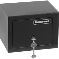 Honeywell 5002 Small Steel Security Safe with Key Lock (0.19 cu ft.)