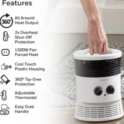 Honeywell 360 Surround Heater White, HHF360W