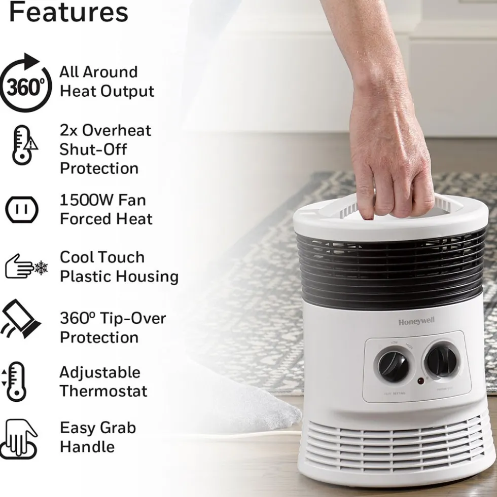 Honeywell 360 Surround Heater White, HHF360W