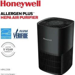 Honeywell Tabletop Allergen Plus HEPA Air Purifier - Black, HPA120B