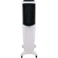 Honeywell TC50PEU Evaporative Tower Air Cooler with Fan and Humidifier, Washable Dust Filter, 588 CFM - 12.5 Gallon Tank, White