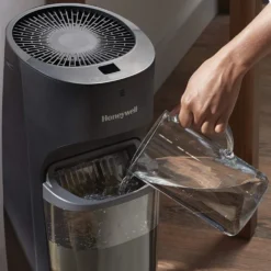 Honeywell Top Fill Cool Moisture Tower Humidifier with Digital Humidistat - Black, HEV620B