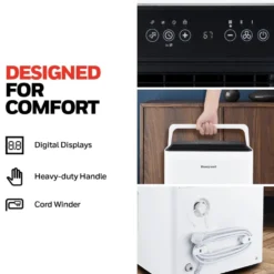 Honeywell TPFIT50PWK 50-Pint Energy Star Portable Dehumidifier with Drain Pump