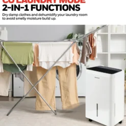 Honeywell TPFIT50WK 50-Pint Energy Star Portable Dehumidifier