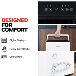 Honeywell TPFIT50WK 50-Pint Energy Star Portable Dehumidifier