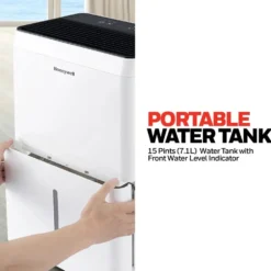 Honeywell TPFIT50WK 50-Pint Energy Star Portable Dehumidifier