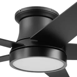 Honeywell Tynesdale 52 inch Contemporary Five Blade Ceiling Fan with Color Changing Light and Remote - 53003