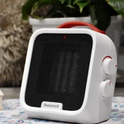 Honeywell UberHeat 5 Ceramic Heater for Small Spaces - White, HCE210W