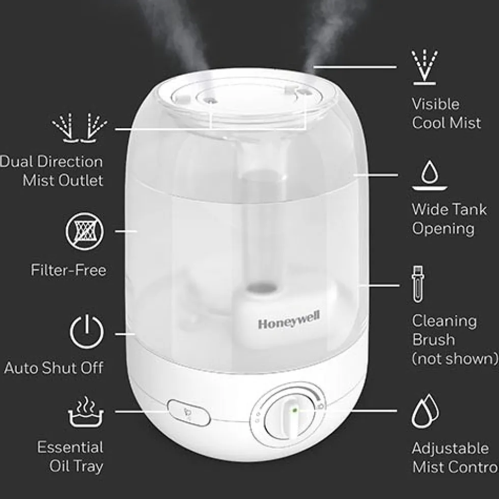 Honeywell Ultra Comfort Cool Mist Humidifier - White, HUL545W