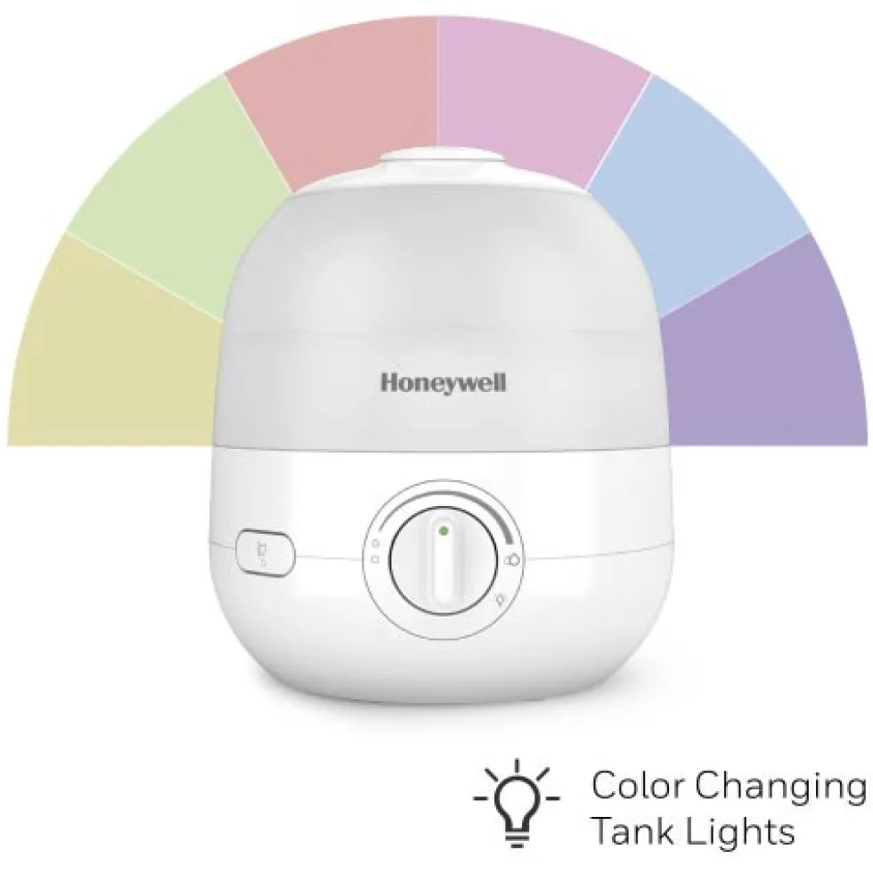 Honeywell Ultra Glow Light Changing Humidifier and Diffuser, HUL530