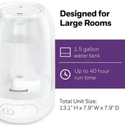 Honeywell Ultra Plus Cool Mist Humidifier - White, HUL565W