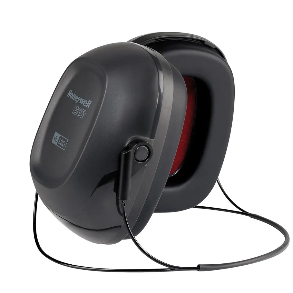 Honeywell VS120N VeriShield Black Behind-The-Neck Earmuff, NRR 25