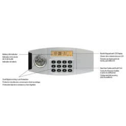 Honeywell 2111 Water Resistant Steel Fire and Security Safe (.50 cu ft.)