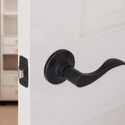 Honeywell Wave Passage Door Lever, Oil Rubbed Bronze, 8106403