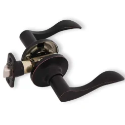 Honeywell Wave Passage Door Lever, Oil Rubbed Bronze, 8106403
