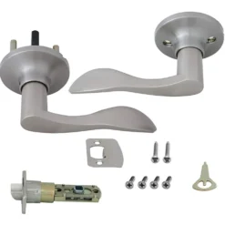 Honeywell Wave Passage Door Lever, Satin Nickel, 8106303