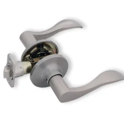 Honeywell Wave Passage Door Lever, Satin Nickel, 8106303