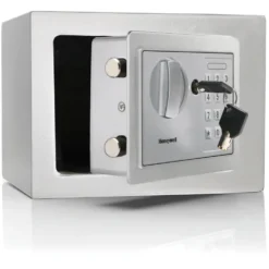 Honeywell 5605W Compact Steel Digital Security Box - White (.15 cu ft.)