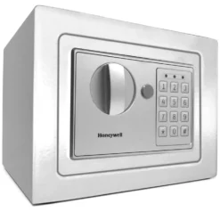 Honeywell 5605W Compact Steel Digital Security Box - White (.15 cu ft.)