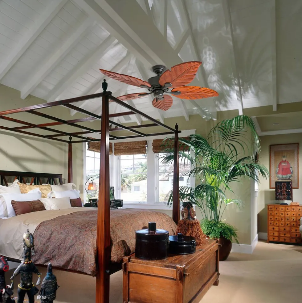 Honeywell Willow View Indoor Ceiling Fan, Bronze Tropical, 52-Inch - 50501