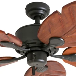 Honeywell Willow View Indoor Ceiling Fan, Bronze Tropical, 52-Inch - 50501