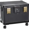 Honeywell 1108W Legal Size Waterproof 1 Hour Fire File Chest (1.06 cu ft.) with Wheel Cart