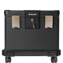 Honeywell 1108W Legal Size Waterproof 1 Hour Fire File Chest (1.06 cu ft.) with Wheel Cart