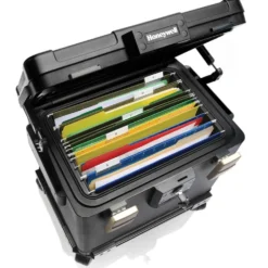 Honeywell 1108W Legal Size Waterproof 1 Hour Fire File Chest (1.06 cu ft.) with Wheel Cart