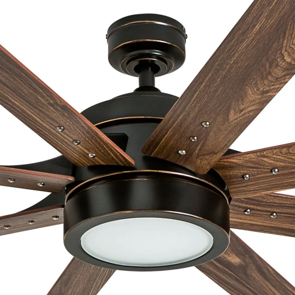 Honeywell Xerxes Indoor Ceiling Fan, Oil Rubbed Bronze, 62-Inch - 50609
