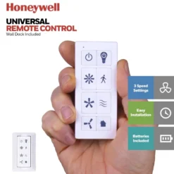 Honeywell Xerxes Indoor Ceiling Fan, Bright White, 62-Inch - 51628