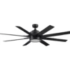 Honeywell Xerxes Indoor Ceiling Fan, Matte Black, 62-Inch - 51473