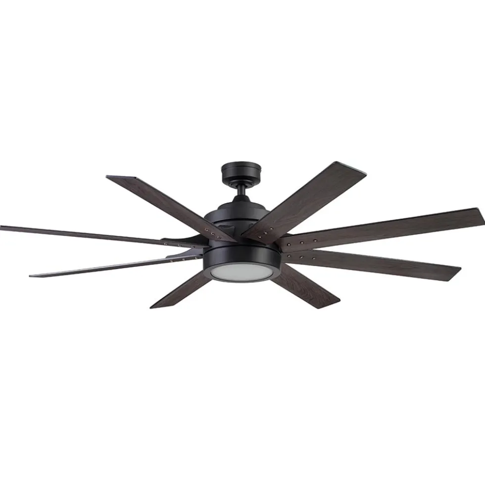 Honeywell Xerxes Indoor Ceiling Fan, Matte Black, 62-Inch - 51473