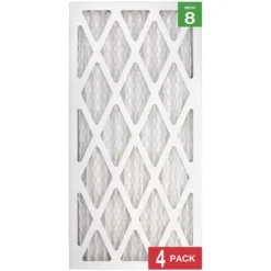 Honeywell 12x24x1 Standard Efficiency Allergen MERV 8 Air Filter, 4 Pack