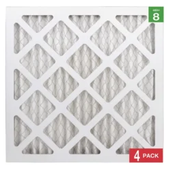 Honeywell 14x14x1 Standard Efficiency Allergen MERV 8 Air Filter, 4 Pack