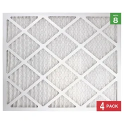 Honeywell 20x24x1 Standard Efficiency Allergen MERV 8 Air Filter, 4 Pack