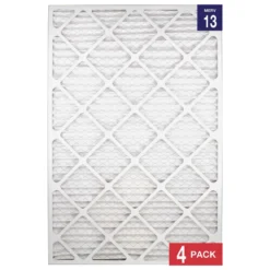 Honeywell 20x30x1 Ultra Efficiency Allergen MERV 13 Air Filter, 4 Pack
