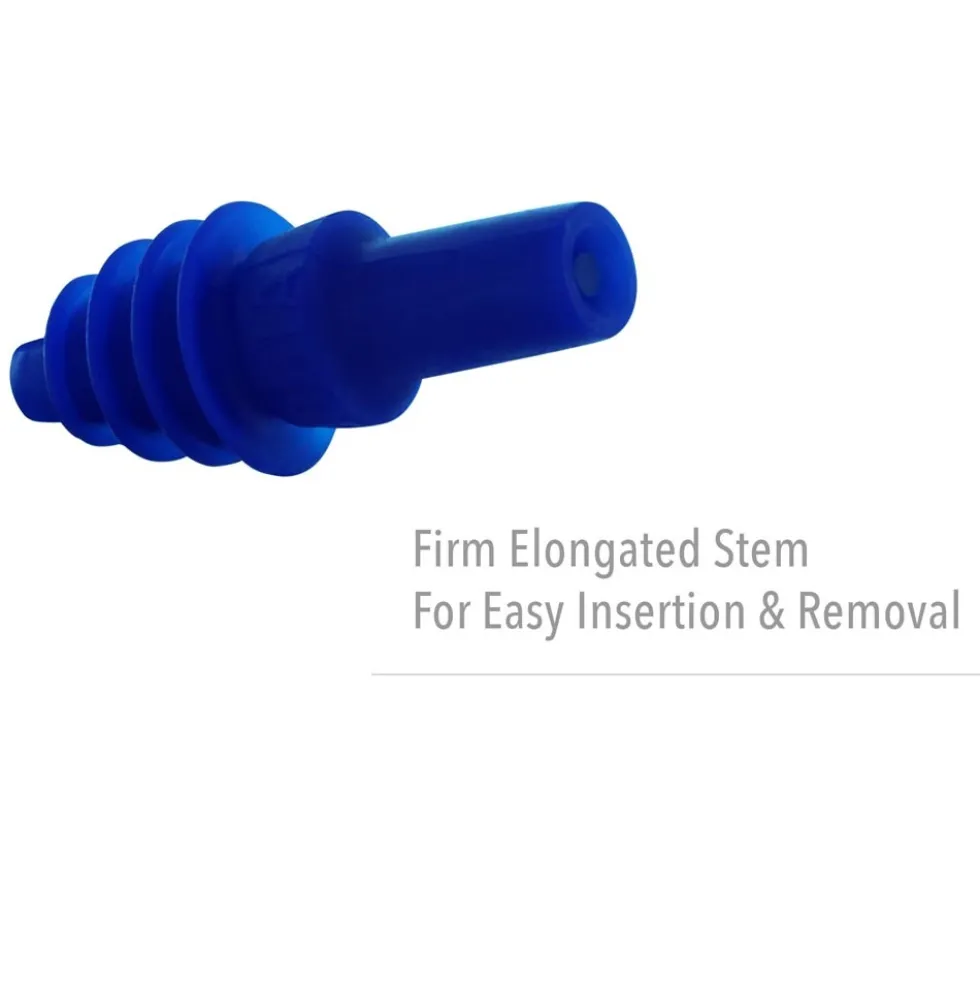 Howard Leight by Honeywell Airsoft Flanged Reusable Earplugs, 1000 Pairs