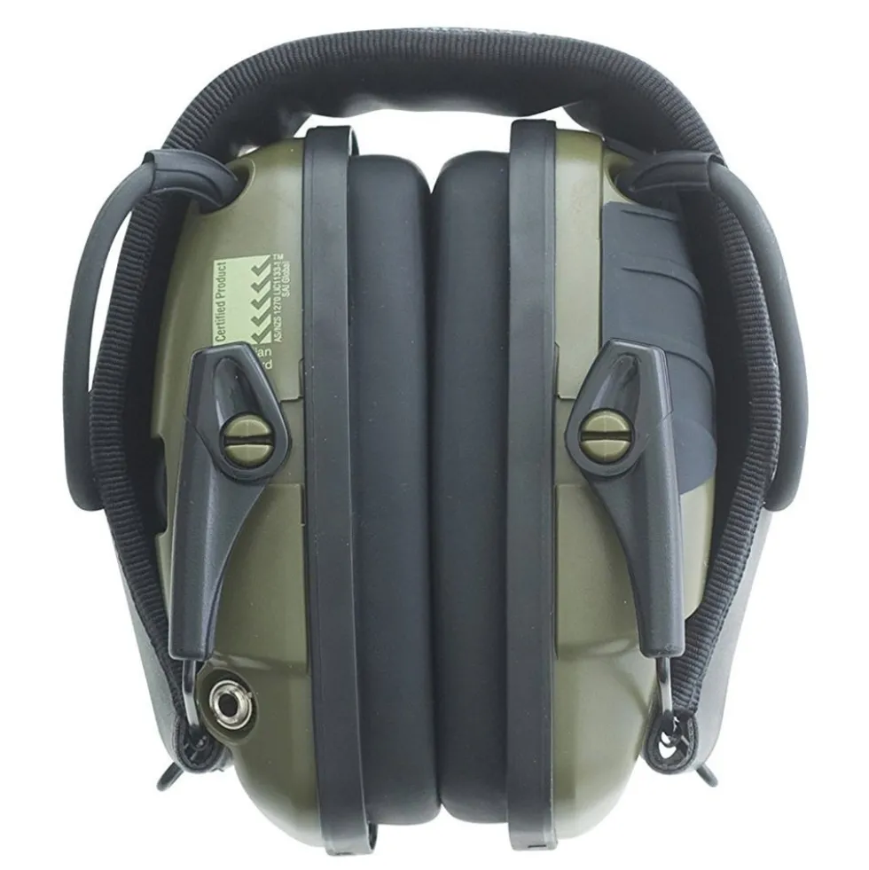 Howard Leight by Honeywell Impact Sport Sound Amplification Electronic Shooting Earmuff, Hunter Green - R-01526