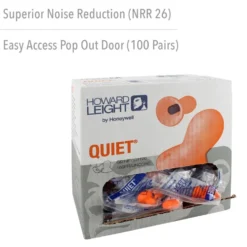 Howard Leight by Honeywell Quiet Reusable Earplugs, 1000 Pairs