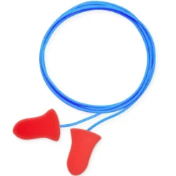 Howard Leight by Honeywell Super Leight Corded Pre-Shaped Single-Use Foam Earplugs, 3 Pairs - R-01180