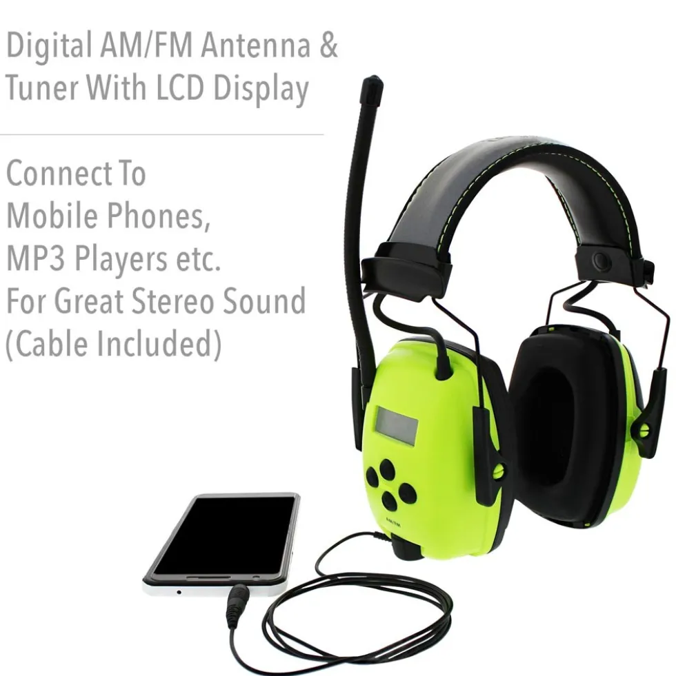 Howard Leight by Honeywell Sync Hi-Visibility Digital AM/FM Radio Earmuff