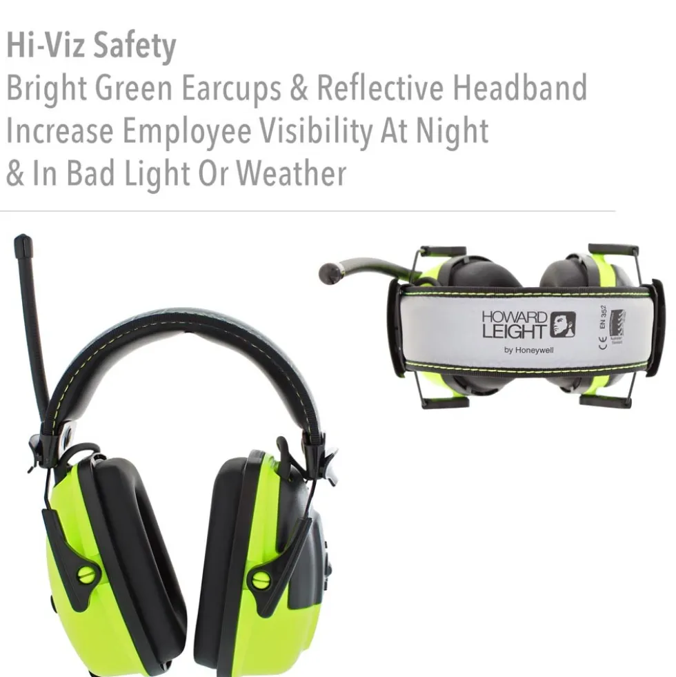 Howard Leight by Honeywell Sync Hi-Visibility Digital AM/FM Radio Earmuff