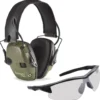 Howard Leight Electronic Ear Protection for Shooting with Safety Glasses Bundle