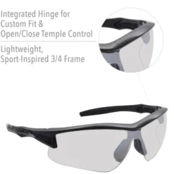 Howard Leight Electronic Ear Protection for Shooting with Safety Glasses Bundle
