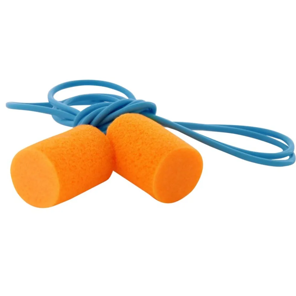 Howard Leight Firm Fit Corded Disposable Foam Earplugs, Polybag, 100-Pairs