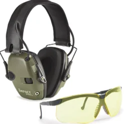 Howard Leight Shooting Safety Bundle with Impact Sport Electronic Earmuff and Genesis Safety Eyewear