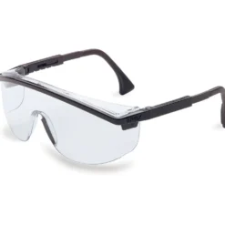 UVEX by Honeywell Astrospec 3000 Black Safety Glasses: Anti-Fog, No Foam Lining, Wraparound Frame - S1359C